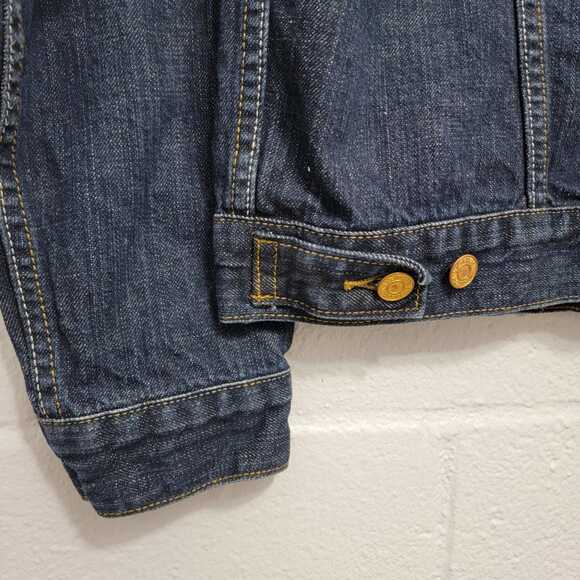 Levis Dark Wash Trucker Jacket - Picture 9 of 10